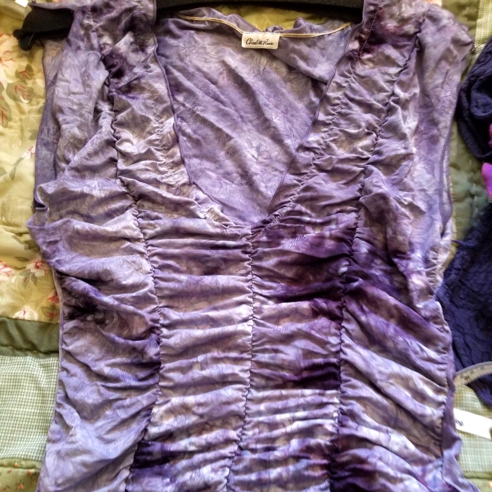 Charlotte Russe ruched top